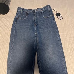 re/done high waisted jeans